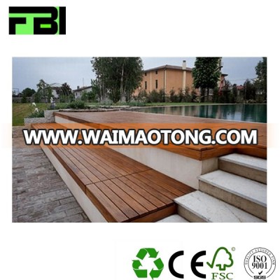 Outside hot selling hollow wpc decking wood plastic wall panel