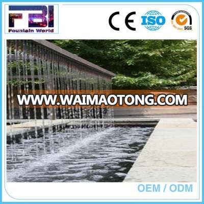 Modern led digital water rain curtain fountain waterfall fountain