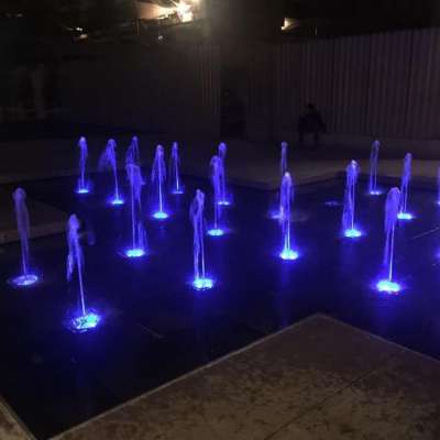 2019 newly customized outdoor dry floor dancing fountain project